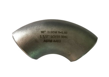 Porcellana 90 accessorio per tubi della saldatura testa a testa del gomito SS304 di grado ASTM A403 1 1/2» Sch10 fornitore