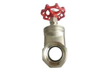 Porcellana Tipo di collegamento infilato Npt puntiglioso a 2 pollici di Astm dell'acciaio della valvola a saracinesca 316 fornitore